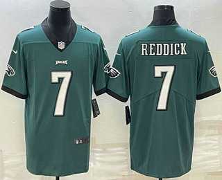 Mens Philadelphia Eagles #7 Haason Reddick Green Vapor Untouchable Limited Jersey->->